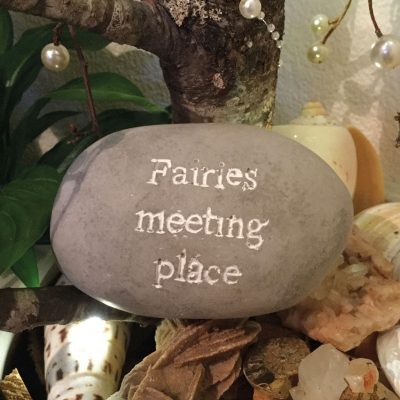 Fairies meeting place oval stone
