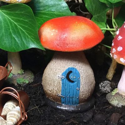 fairy accessory mushroom outhouse